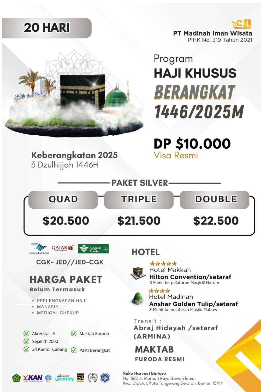 haji furoda 2025 | travel haji furoda terbaik 